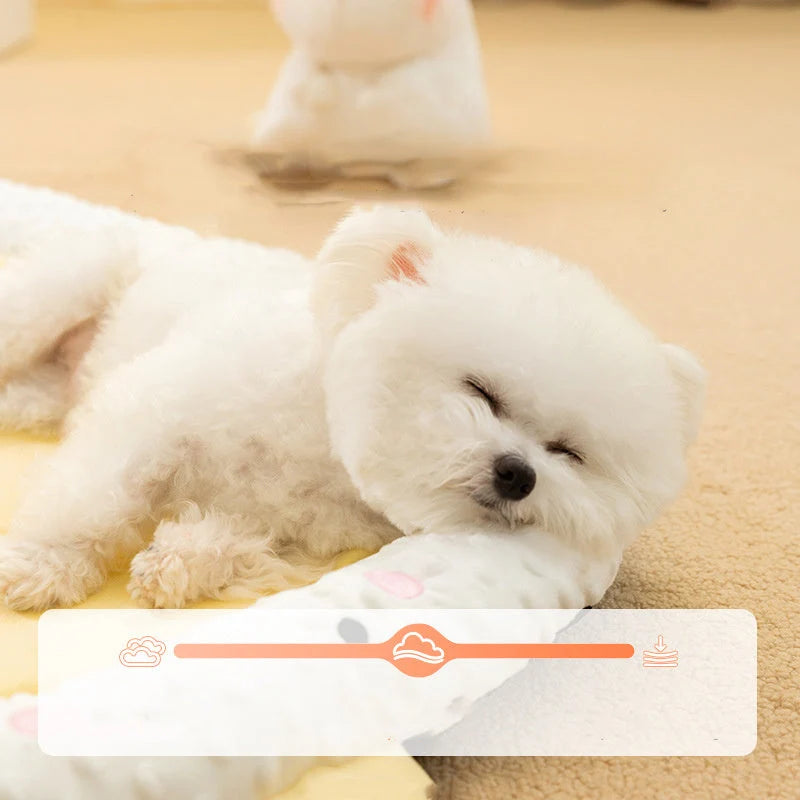 Cute Turtle-Shaped Plush Dog Bed Mat for Small Breeds
